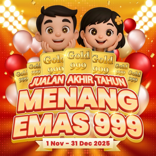 Jualan Akhir Tahun - Menang Emas 999