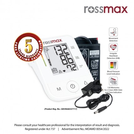 Rossmax Blood Pressure Monitor X3 (1 Set)