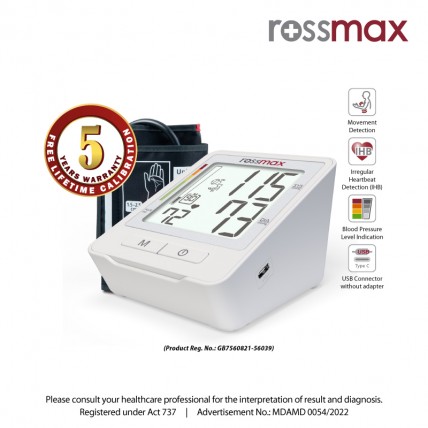Rossmax Blood Pressure Montor Z1 (1 Set)