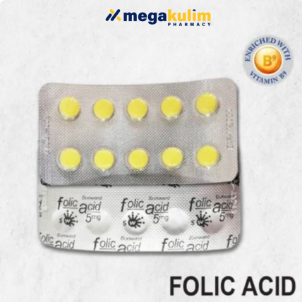 Sunward Folic Acid 5mg (10's)