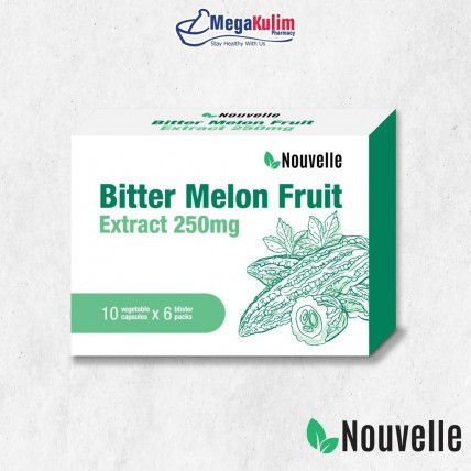 Nouvelle Bitter Melon Fruit Extract (6 x 10 Vege Capsules)