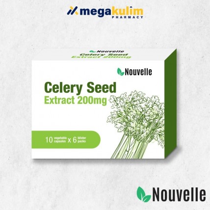 Nouvelle Celery Seed Extract (6 x 10 Vege Capsules)
