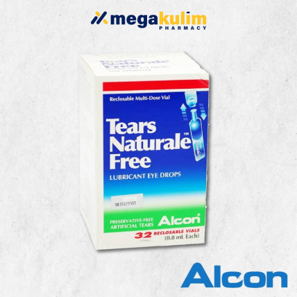 Tears Naturale Free Lubricant Eye Drops (0.8ml x 32 Vials)