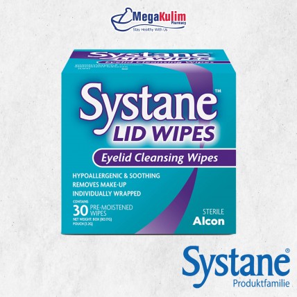 Systane Lid Wipes - Eyelid Cleansing Wipes 30's