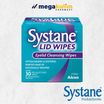 Systane Lid Wipes - Eyelid Cleansing Wipes 30's