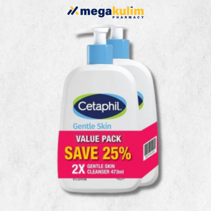 Cetaphil Gentle Skin Cleanser (2x473mL)