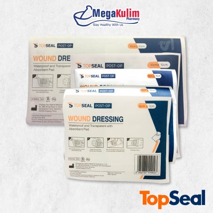 Topseal Post-Op Wound Dressing 1's-10cm x 10cm