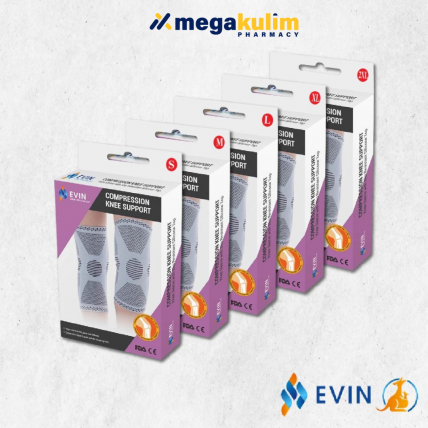 Evin Compression Knee Support (Size S / M / L / XL / XXL)-L