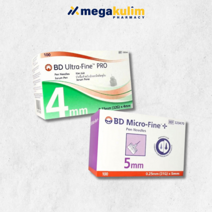 BD Pen Needles 100pcs ( Ultra Fine 4mm 32G / Micro Fine 5mm 31G)