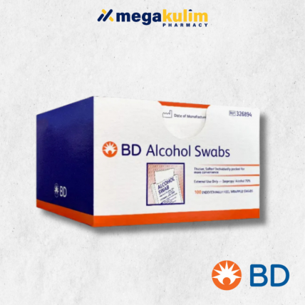 BD Alcohol Swabs 100pcs