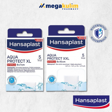 Hansaplast Aqua Protect Sterile XL/XXL 5pcs-XL