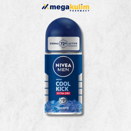 Nivea Men Deodorant Roll Cool Kick Extra Dry (50mL)