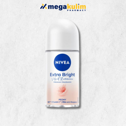 Nivea Deodorant Roll Extra Bright Velvet Romance (50mL)