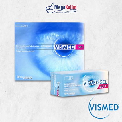 Vismed Lubricant Eye Gel ( 10ml / 20 X 0.45ml ) -10ml