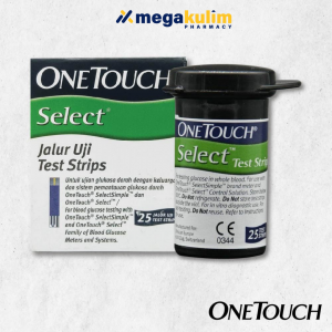 One Touch Select Blood Glucose Test Strips 25's