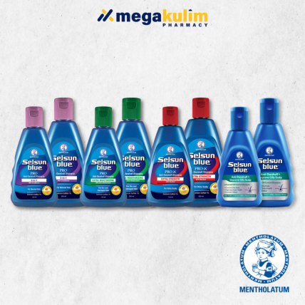 Selsun Blue Anti Dandruff Shampoo (120mL / 200mL) [Extra Moist / Extra Strength / Pro 2in1 / Oily Scalp]