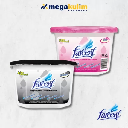 Farcent Disposable Dehumidifier (Rose/ Charcoal) 4X400mL