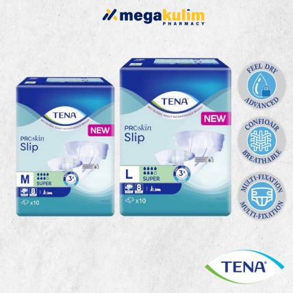 Tena Slip Super Adult Diaper 10pcs (Size M/ L)