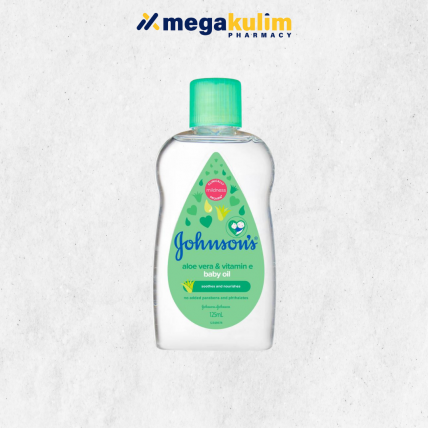 Johnson's Baby Oil Aloe Vera & Vitamin E 50mL