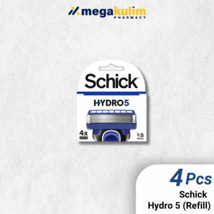 Schick Hydro 5 Refill (4's/Pack)