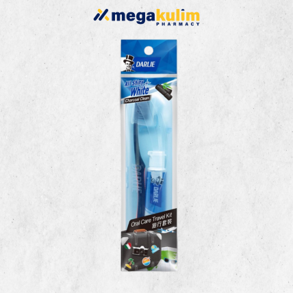 Darlie Travel Kit All Shiny White Charcoal Clean