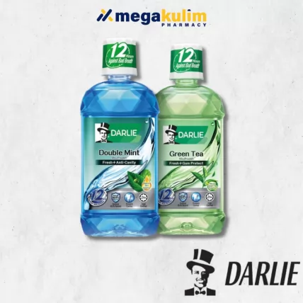 Darlie Mouthwash 500mL (Double Mint / Green Tea)