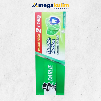 Darlie Toothpaste Double Action Enamel Protect 2x140g/Set