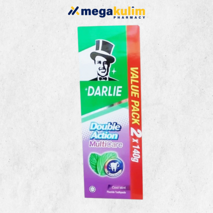 Darlie Toothpaste Double Action Multicare 2x140g/Set