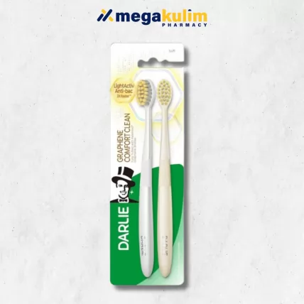 Darlie Toothbrush Graphne Comfort Clean Soft (2pcs/Pack)