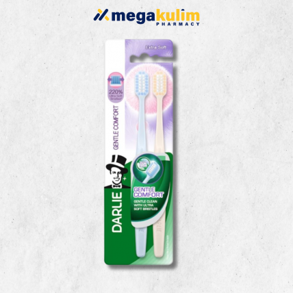 Darlie Toothbrush Gentle Comfort Extra Soft (2pcs/Pack)