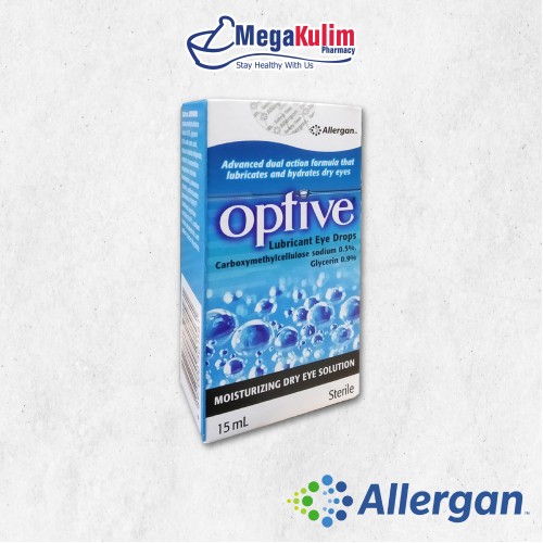 Allergan optive fusion advance lubricant eye drop lubricant