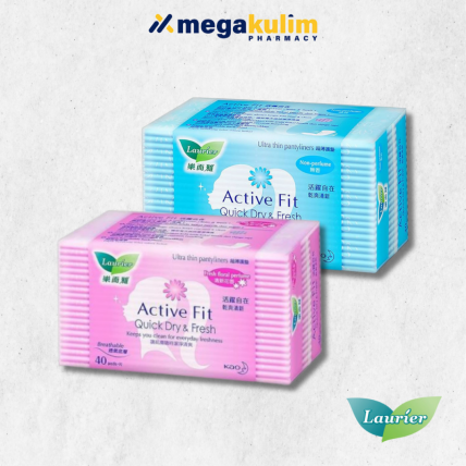Laurier Active Fit 40 Pads (Non-perfume/ Fresh Floral)