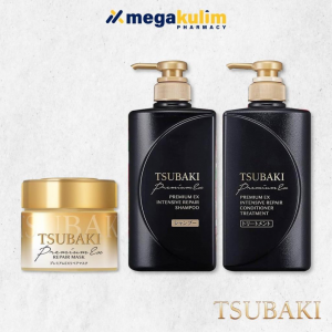 Tsubaki Premium EX Intensive Repair Range (Shampoo 490mL / Conditioner 490mL / Mask 180g)