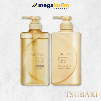 Tsubaki Premium Volume & Repair 490mL (Shampoo / Conditioner)