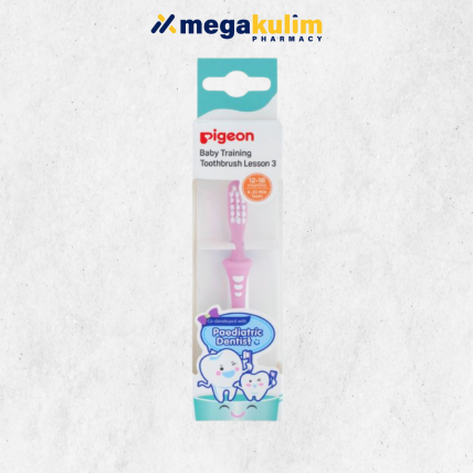 Pigeon Training Toothbrush Lesson 3 (Pink) (1 Unit)