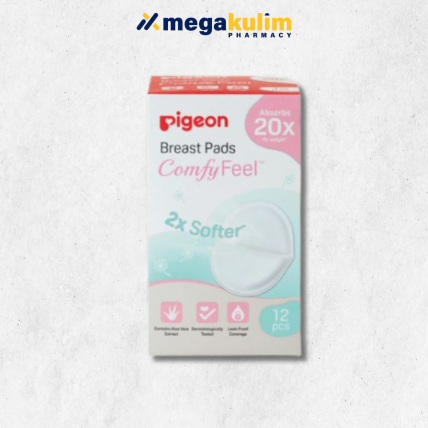 Pigeon ComfyFeel Disposable Breast Pads (12's/Box)