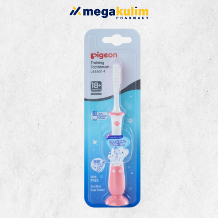 Pigeon Training Toothbrush Lesson 4 (Pink) (1 Unit)