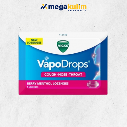 Vicks VapoDrops Berry Lozenges (6Loz/Pack)