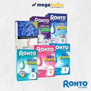 Rohto Eye Drops (Dry Aid / Cool / Aqua / C Cube / Extra Cool / Dry-Aid Advanced)