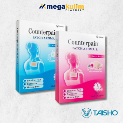 Counterpain Patch Aroma S (White Soap/ Sweet Rose) 4's