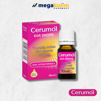 Cerumol Ear Drops Ear Wax Removal 10mL