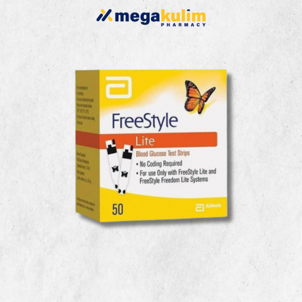 Freestyle Lite Glucose Test Strips (50's/Box)