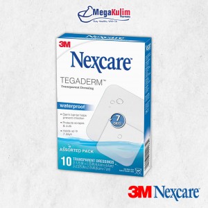 3M Nexcare Tegaderm Waterproof Transparent Dressing 10's