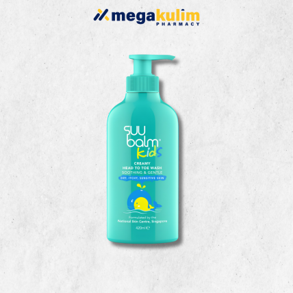 Suu Balm Kids Creamy Head to Toe Wash (420mL)