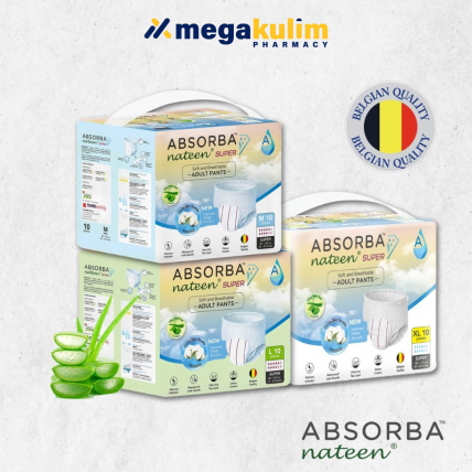 Absorba Nateen Super Adult Pants 10's (Size M / L / XL)