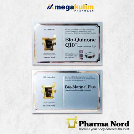 Pharma Nord Bio-Quinone Q10 30mg 2X30 Cap / Bio-Marine Plus 4X30 Cap-Bio-Marine Plus