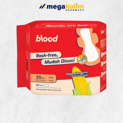 Blood Corn Pad Mudah DiCuci 33cm (10pcs/Pack)