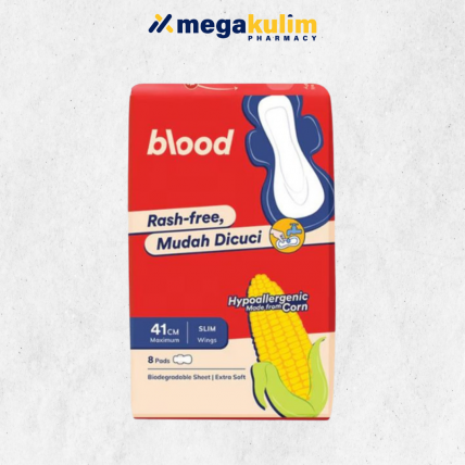 Blood Corn Pad Mudah DiCuci 41cm (8pcs/Pack)