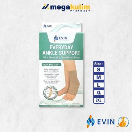 Evin Everyday Ankle Support (Size S/M/L/XL/XXL)-2XL