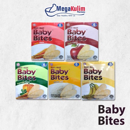 Baby Bites Rice Rusks for Infants & Children [5 flavours to choose]-Apple